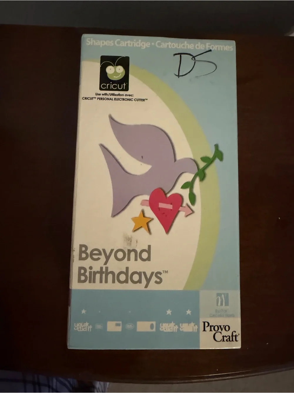 Cricut Beyond Birthdays Shapes Cartridge - Light Blue & Lavender